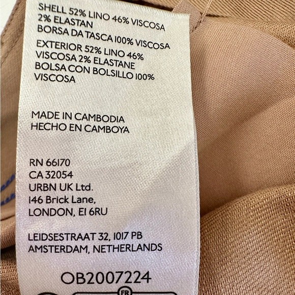 Maeve “The Ettie” Shorts: Pitched Linen Edition - Picture 8 of 9